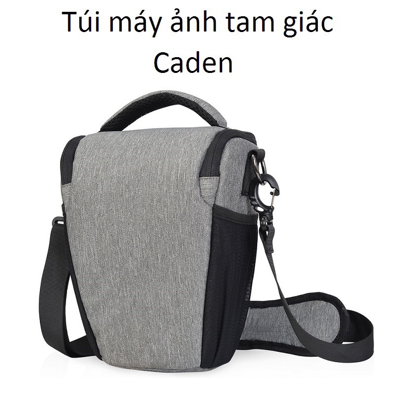 Túi máy ảnh Caden tam giác.