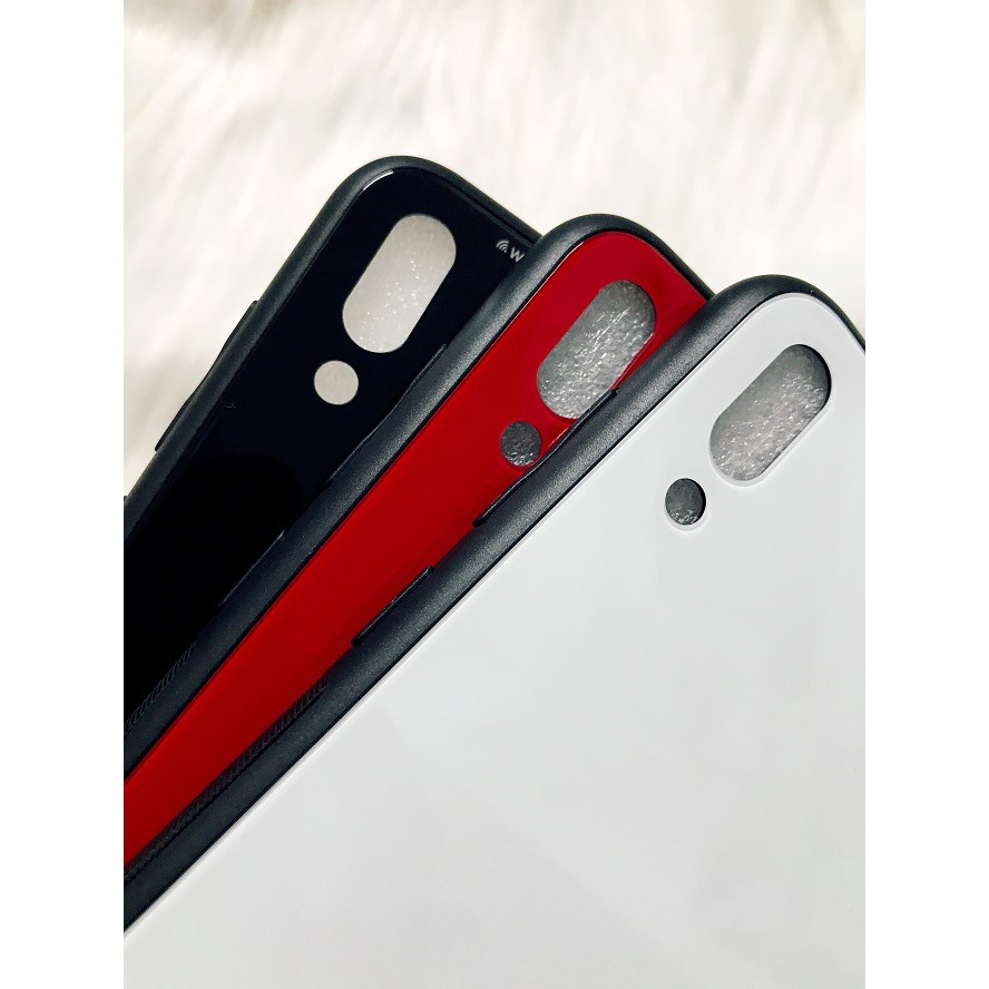 [Freeship toàn quốc từ 50k] ỐP LƯNG HUAWEI Y7 PRO 2019 ỐP GƯƠNG CƯỜNG LỰC CAO CẤP VIỀN DẺO ĐEN