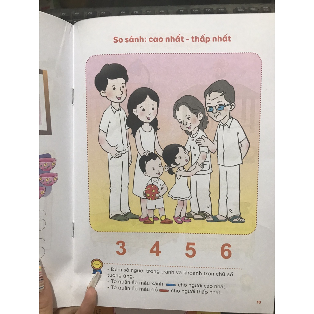 Sách - Hoạt động làm quen với Toán, dành cho trẻ 5-6 tuổi quyển 1