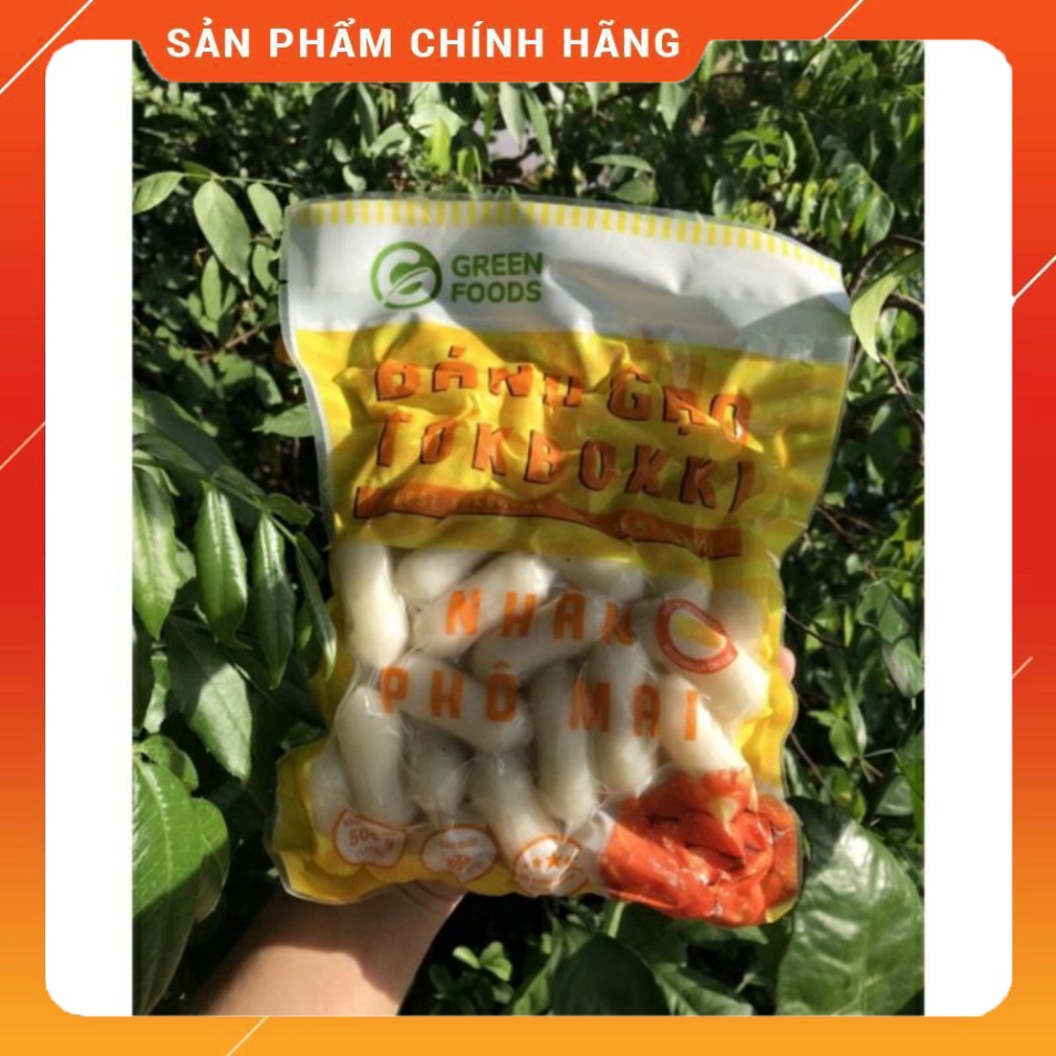[500G] BÁNH GẠO TOKBOKKI PHÔ MAI GREEN - NUONGFOOD