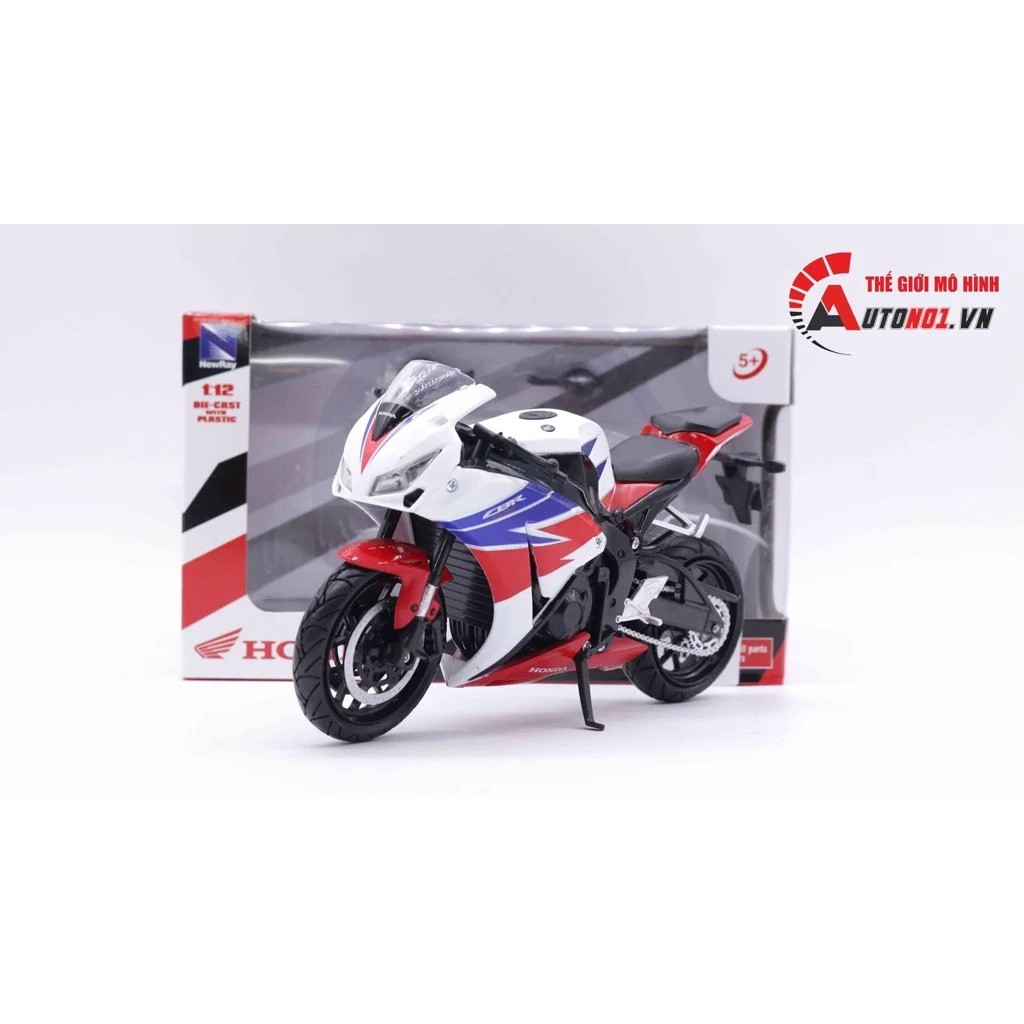 MÔ HÌNH HONDA CBR 1000RR WHITE 1:12 NEWRAY 7413