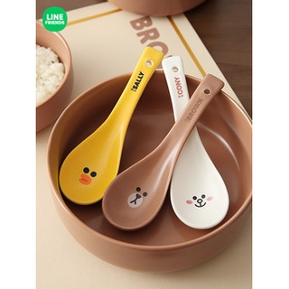 THÌA, MUỖNG GỐM SỨ LINE FRIENDS ( CÓ ẢNH FB)