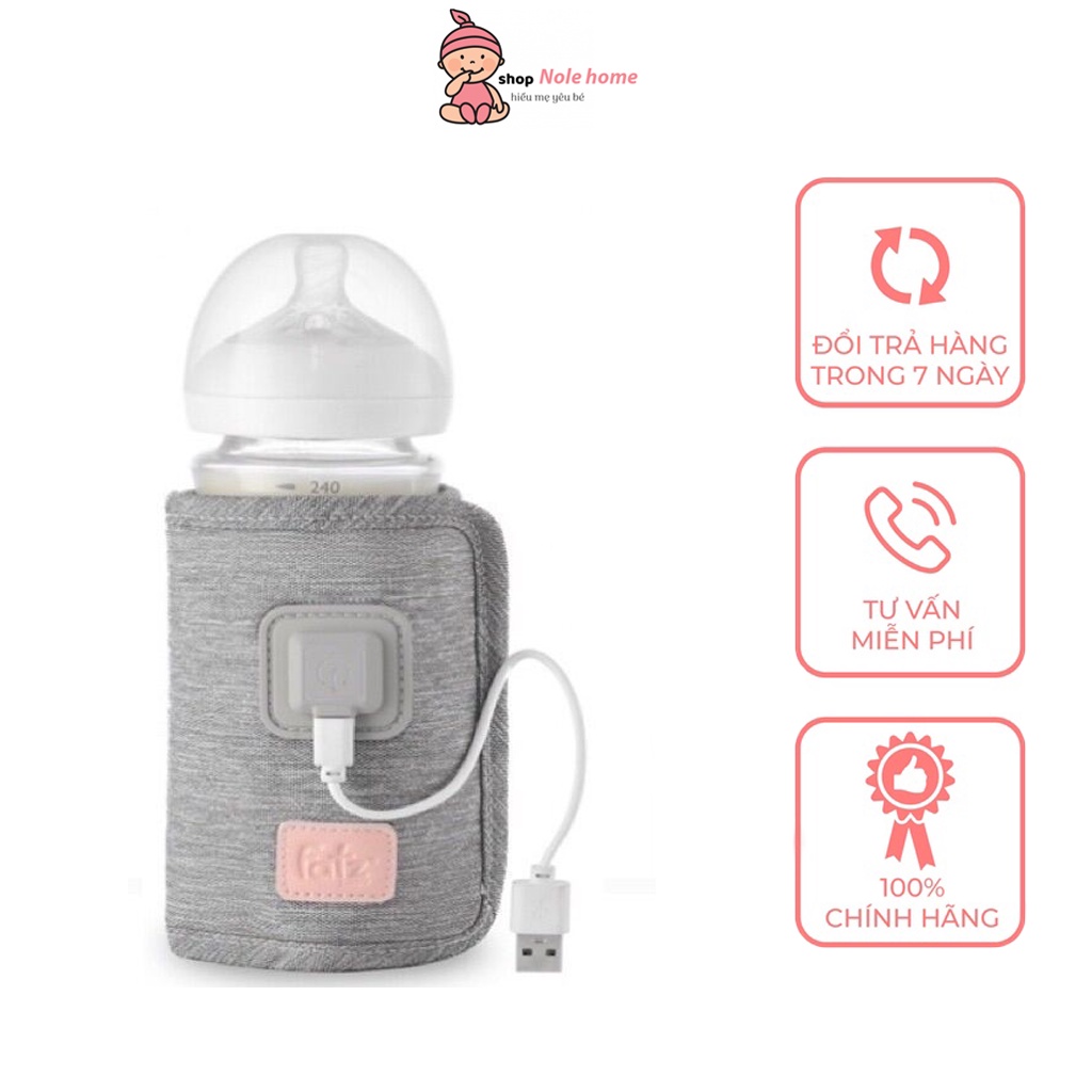 Túi Ủ Bình Sữa Siêu Tốc Fatzbaby Không Dây Làm Nóng Nhanh Giữ Nhiệt Tốt An Toàn Nhỏ Gọn Dễ Di Chuyển