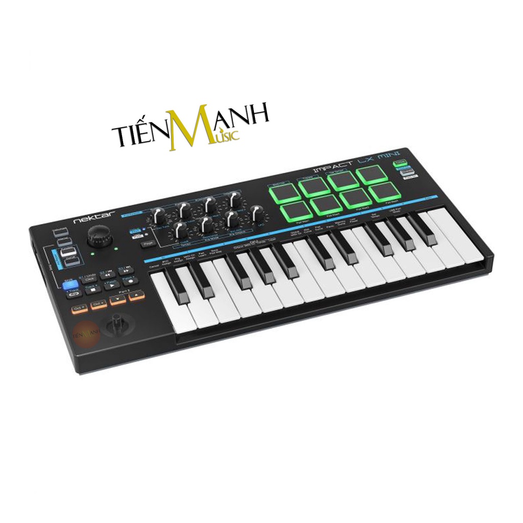 [Chính Hãng] Nektar Impact LX Mini Cảm ứng lực Midi Keyboard Controller Bàn phím sáng tác - Sản xuất âm nhạc Producer