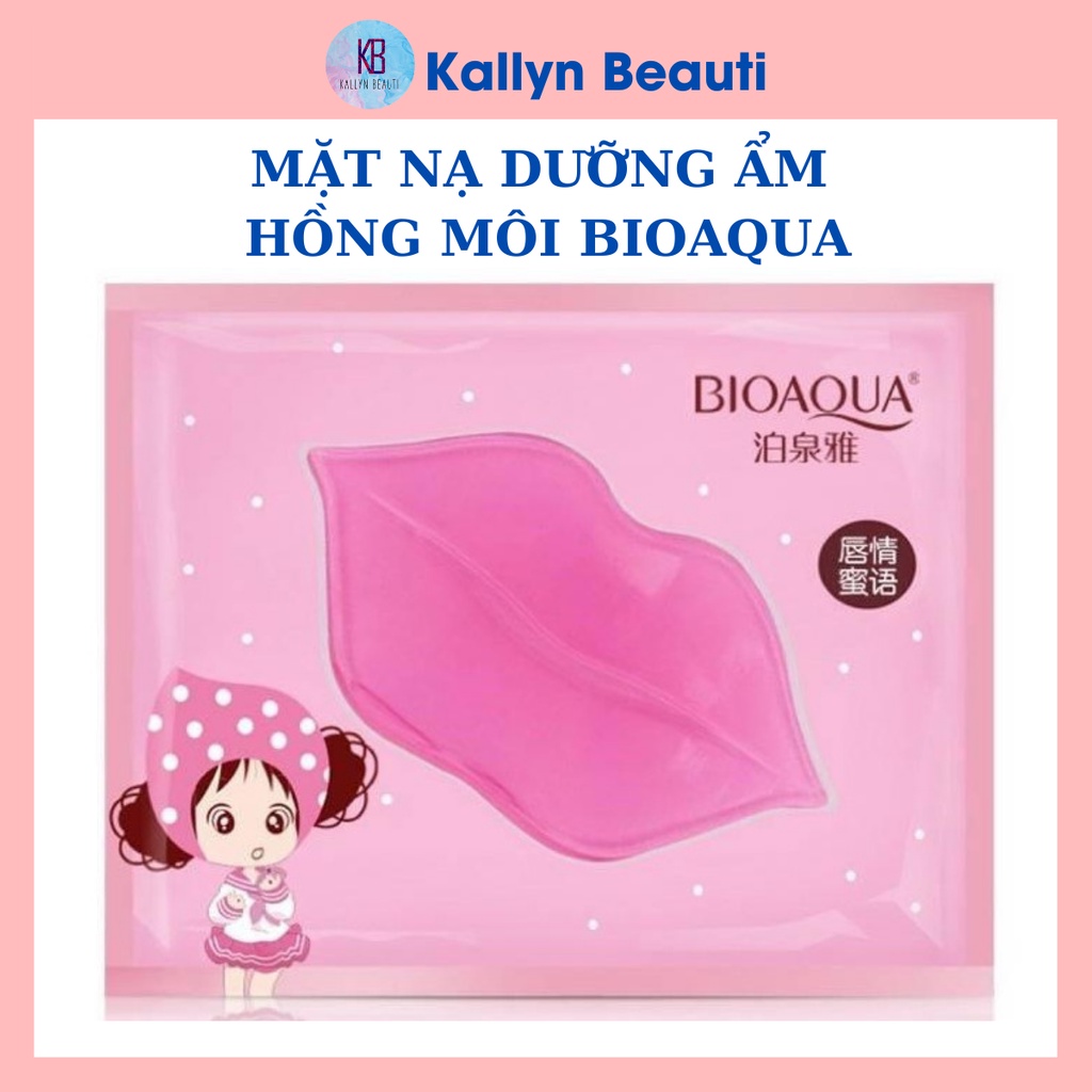 Mặt Nạ Môi Dưỡng Ẩm Giảm Thâm Mask Môi Bioaqua Dưỡng Hồng Môi