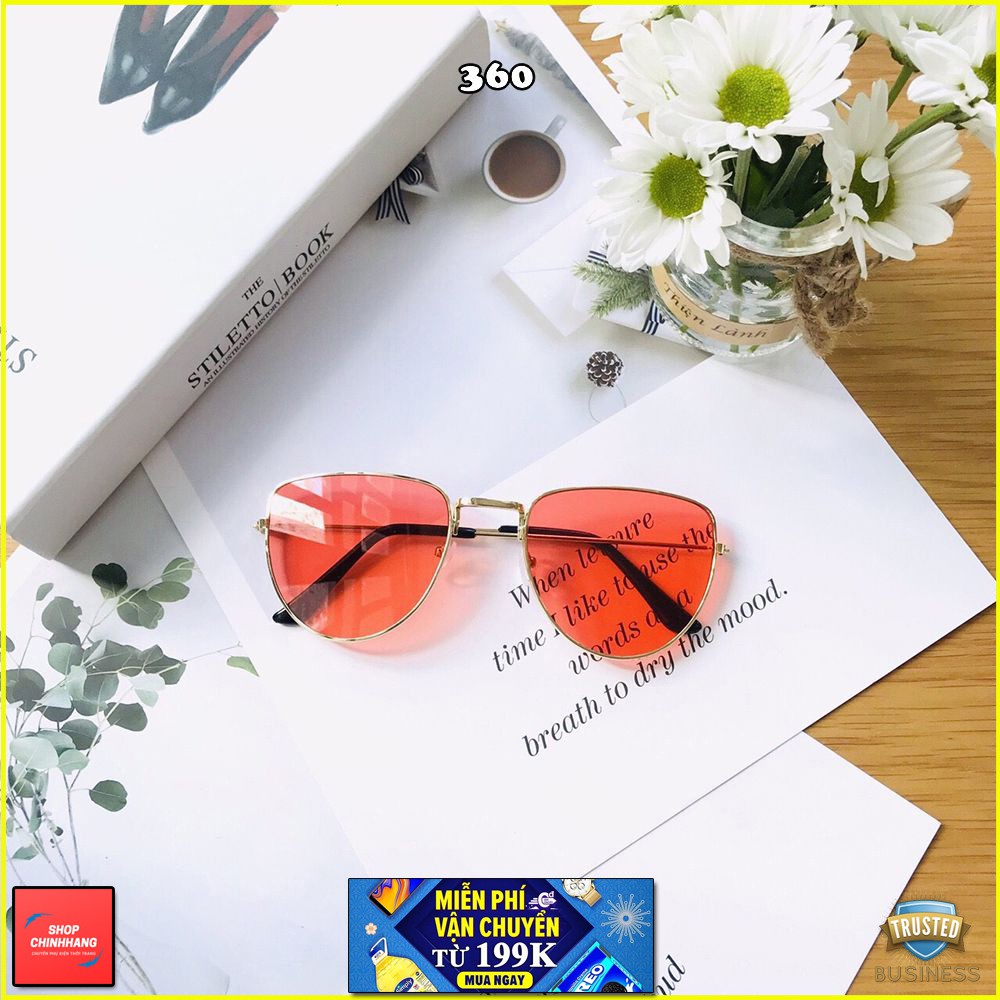 [GIÁ SỈ] KÍNH MÁT NỮ GỌNG MẢNH TRÒNG NHIỀU MÀU SÀNH ĐIỆU SH360