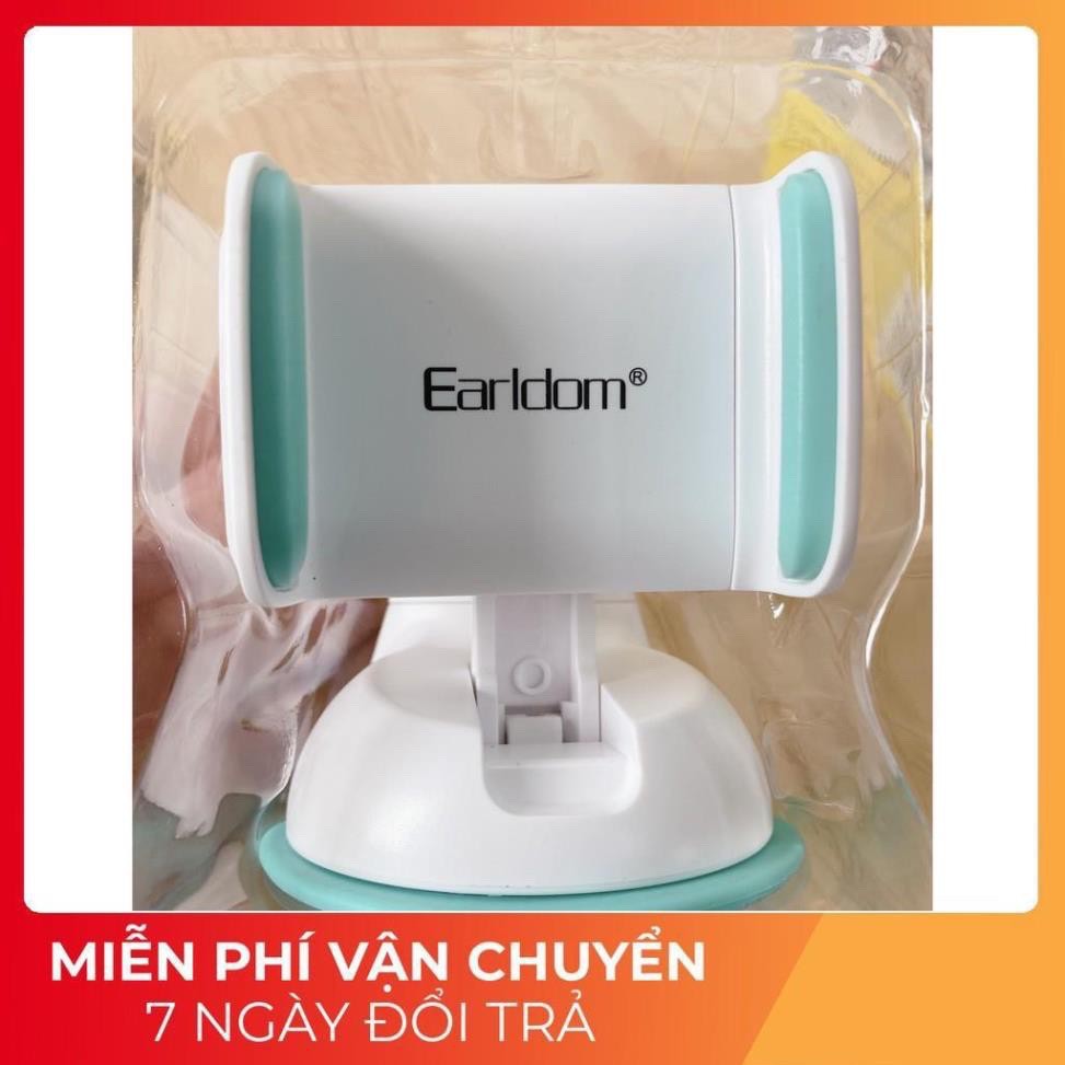 Giá Đỡ Kẹp Điện Thoại Earldom EH02 Chính Hãng Gắn Xe Hơi Xe Ôtô (Có 2 Chân Hút + Chân Kẹp) Đa Năng Tiện Dụng
