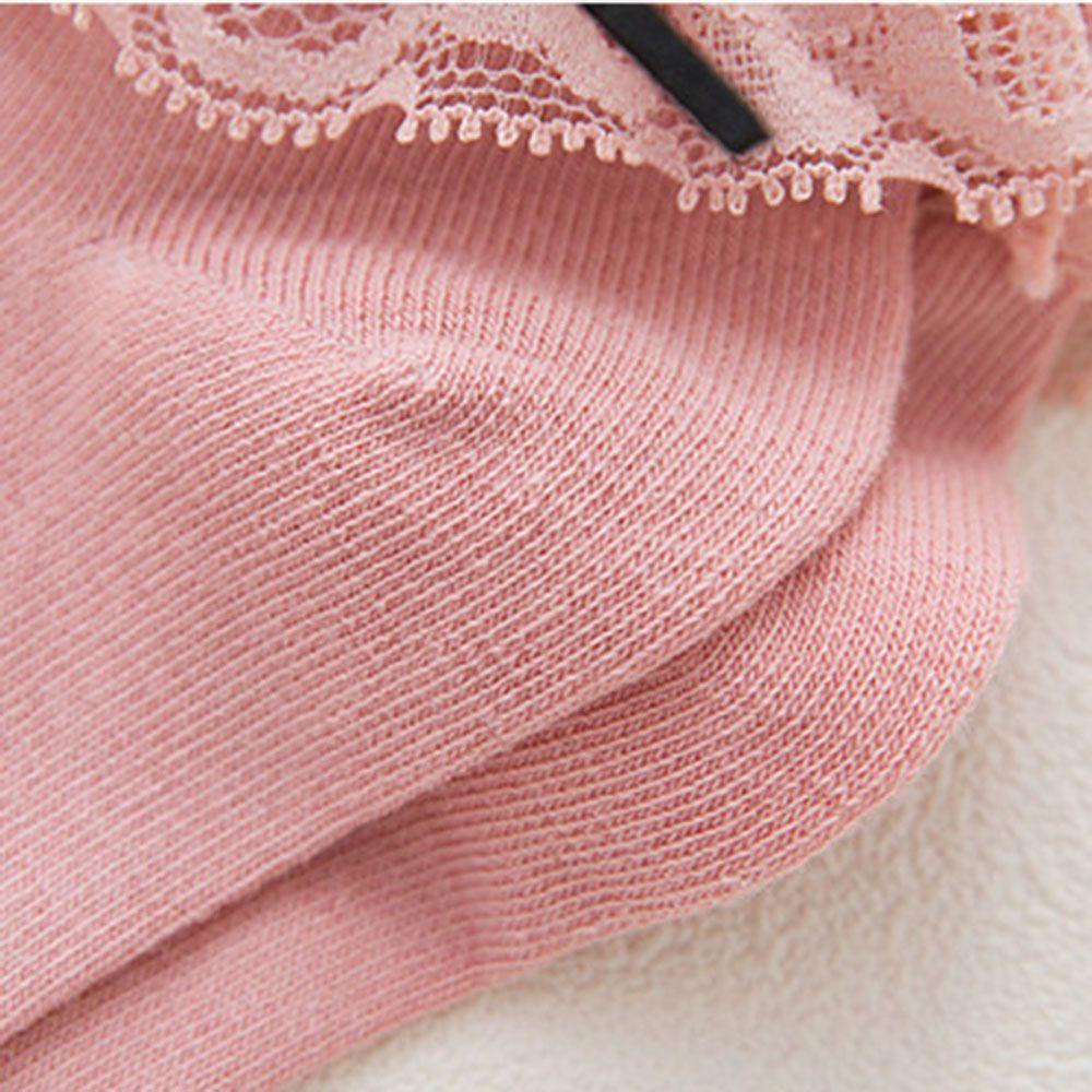 Tất Cotton Phối Ren Kiểu Công Chúa Phong Cách Lolita Ngọt Ngào Cho Bé Gái