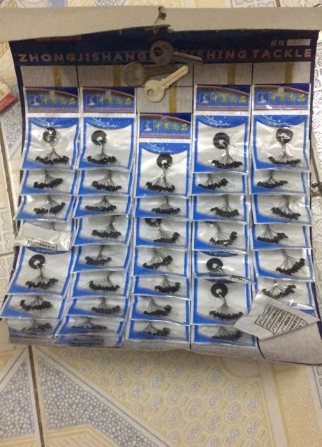 Hạt chặn các kiểu 10k 3 vỉ