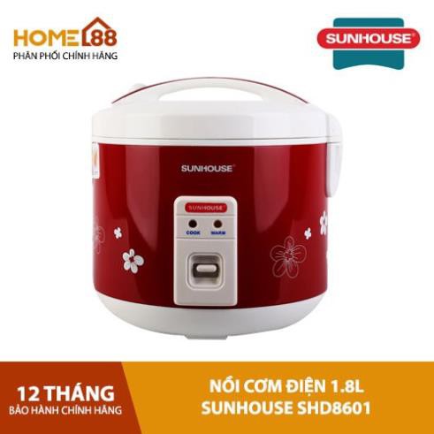 Nồi cơm điện Sunhouse 1,8 lít SHD8601 chính hãng giá tốt