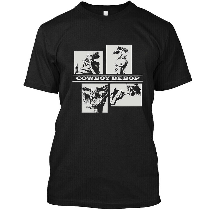 Thiết Kế Mới Vintage Cowboy Bebop In Tee Quần Áo Nam Thời Trang