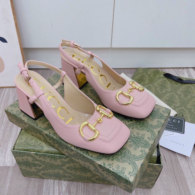 XKM(ẢNH THẬT) Sandal 7p Mũi Vuông Khoá Vàng Da Mềm Êm Hàng Fullbox Xanh Bill Túi Cao Cấp