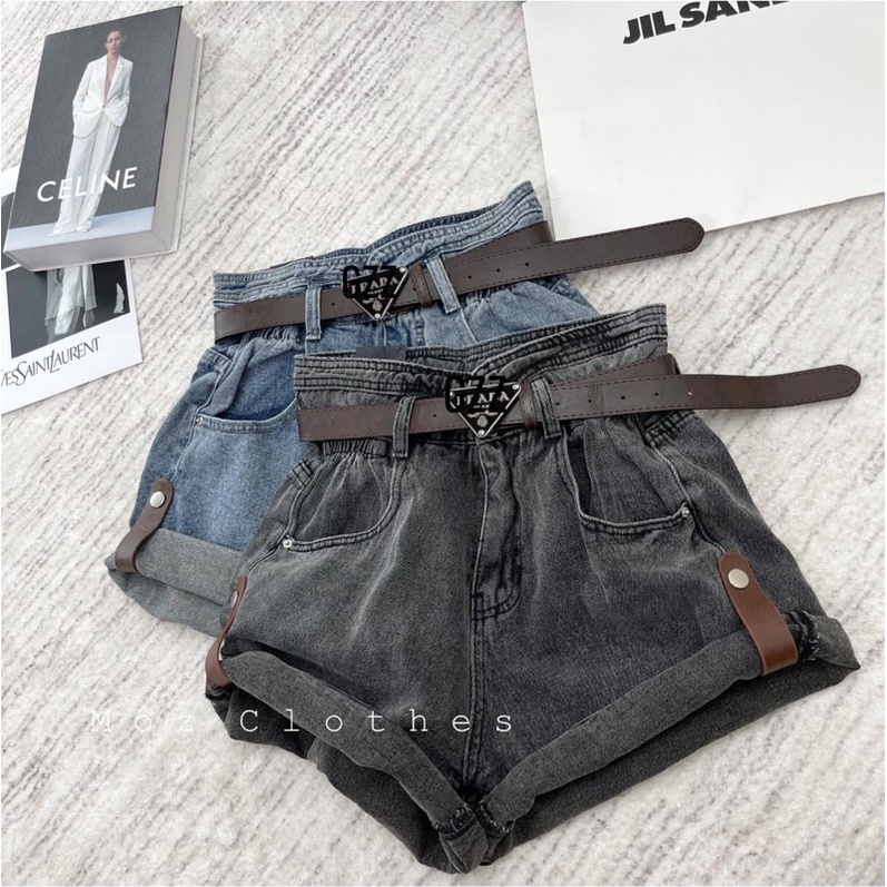 QUẦN SHORT KÈM ĐAI PADA NÂU HOTTREND QC L1 MS25901