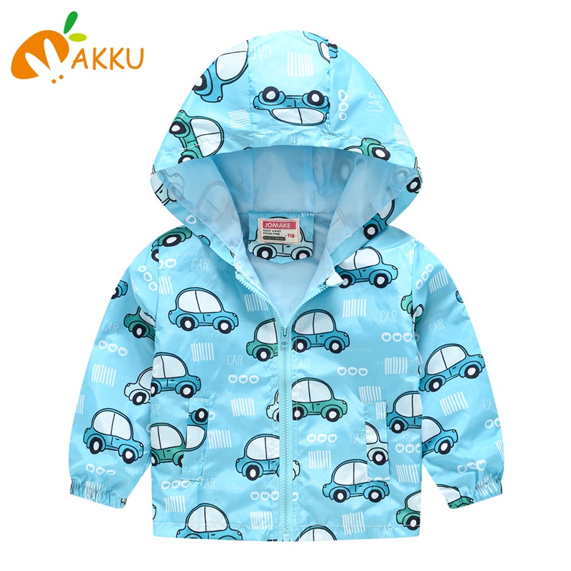 Áo Khoác Gió In Hoạt Hình Thời Trang Xuân Thu Cho Bé