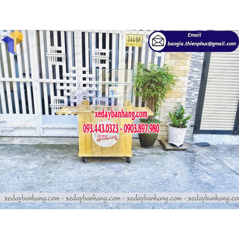 Địa chỉ đóng xe bán cá viên lưu động giá rẻ toàn quốc - xedaybanhang.com - ĐT: 0903897980