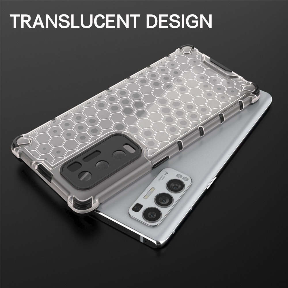 Ốp Điện Thoại Nhựa Cứng Trong Suốt Họa Tiết Tổ Ong Chống Sốc Cho OPPO Reno5 Reno4 Pro Plus Lite F Z