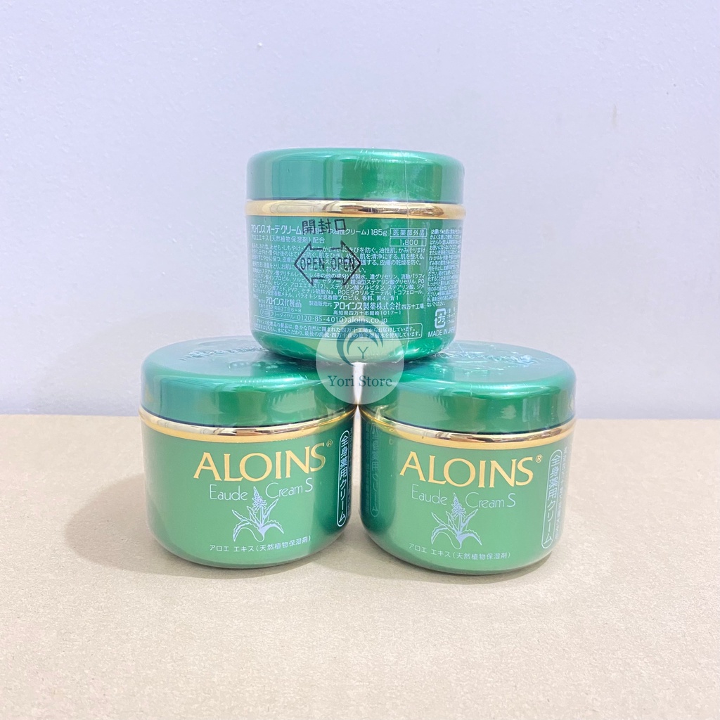 Kem Xanh Lô hội Aloins Eaude Cream S Nhật Bản 185gr