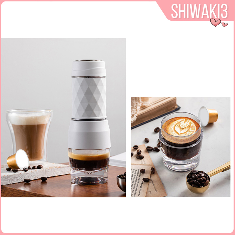 Máy Pha Cà Phê Espresso Mini Shiwaki3 120ml Kèm 18 Thanh Nén Chuyên Dụng