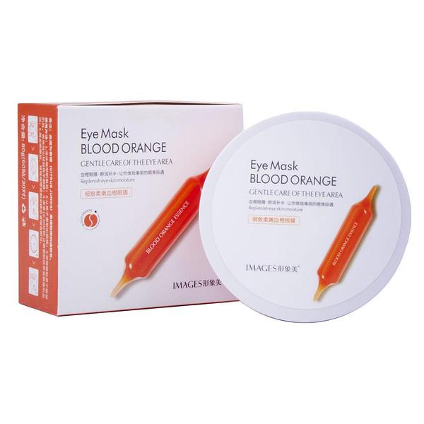 Hộp 60 miếng mặt nạ mắt dưỡng ẩm giảm thâm, chống lão hóa IMAGES Blood Orange Eyes Mask - Hàng nội địa Trung