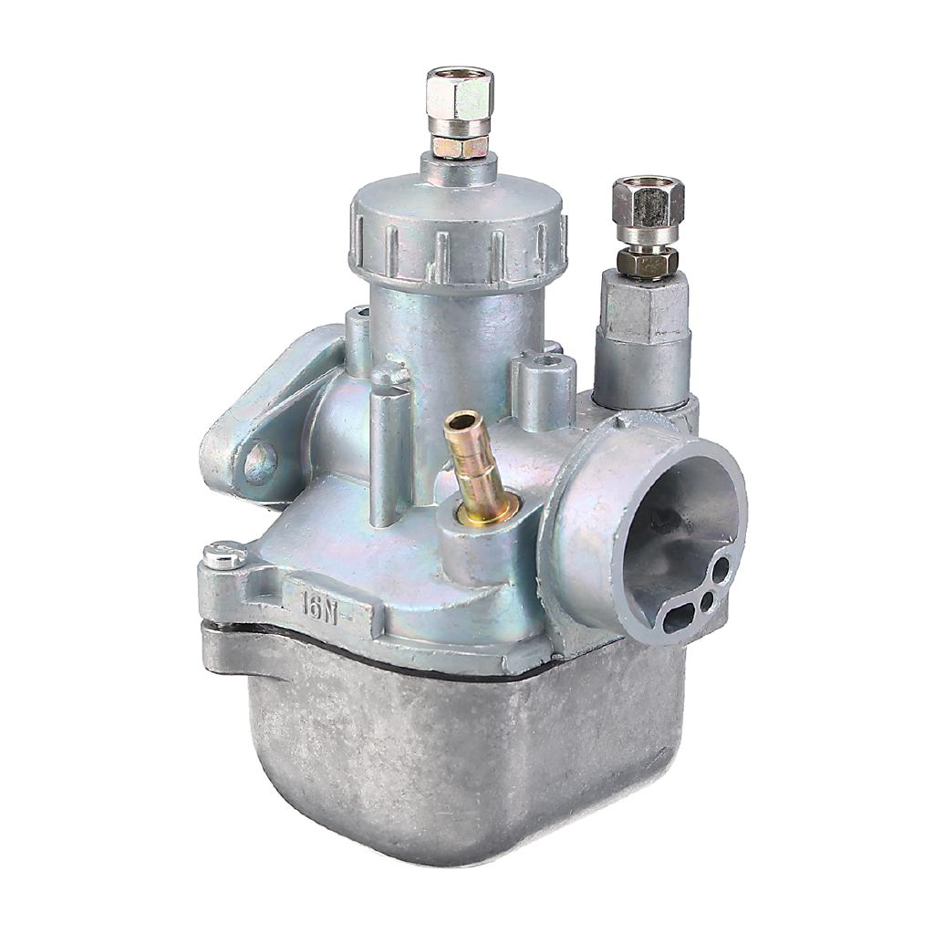 Bộ chế hòa khí động cơ 16N1-11 màu bạc cho Simson S50 S51 S70