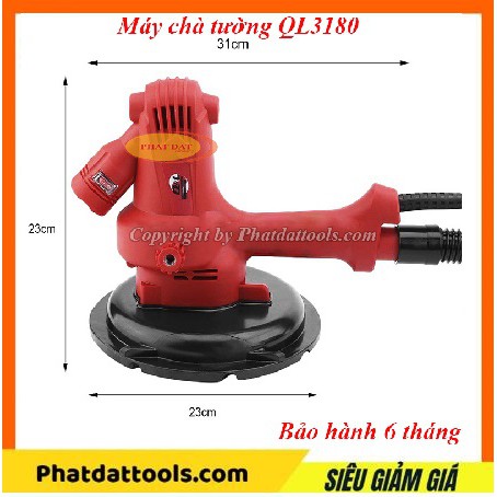 Máy Chà Tường,Sơn Bả Q&L 3180 Cao Cấp-Có Đèn Led-Điều Chỉnh Tốc Độ