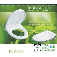 NẮP RỬA CƠ CAO CẤP TOTO ECO-WASHER TCW07S, NẮP RỬA VỆ SINH, BẢO HÀNH 24 THÁNG