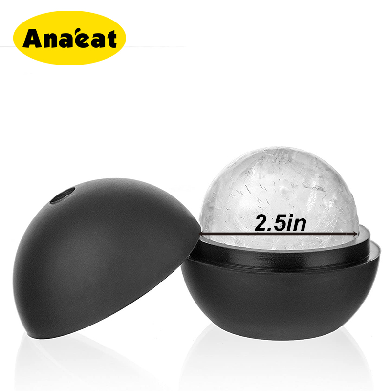 Bộ 2 Khuôn Làm Đá Anaeat Chất Liệu Silicon Hình Quả Cầu Độc Đáo