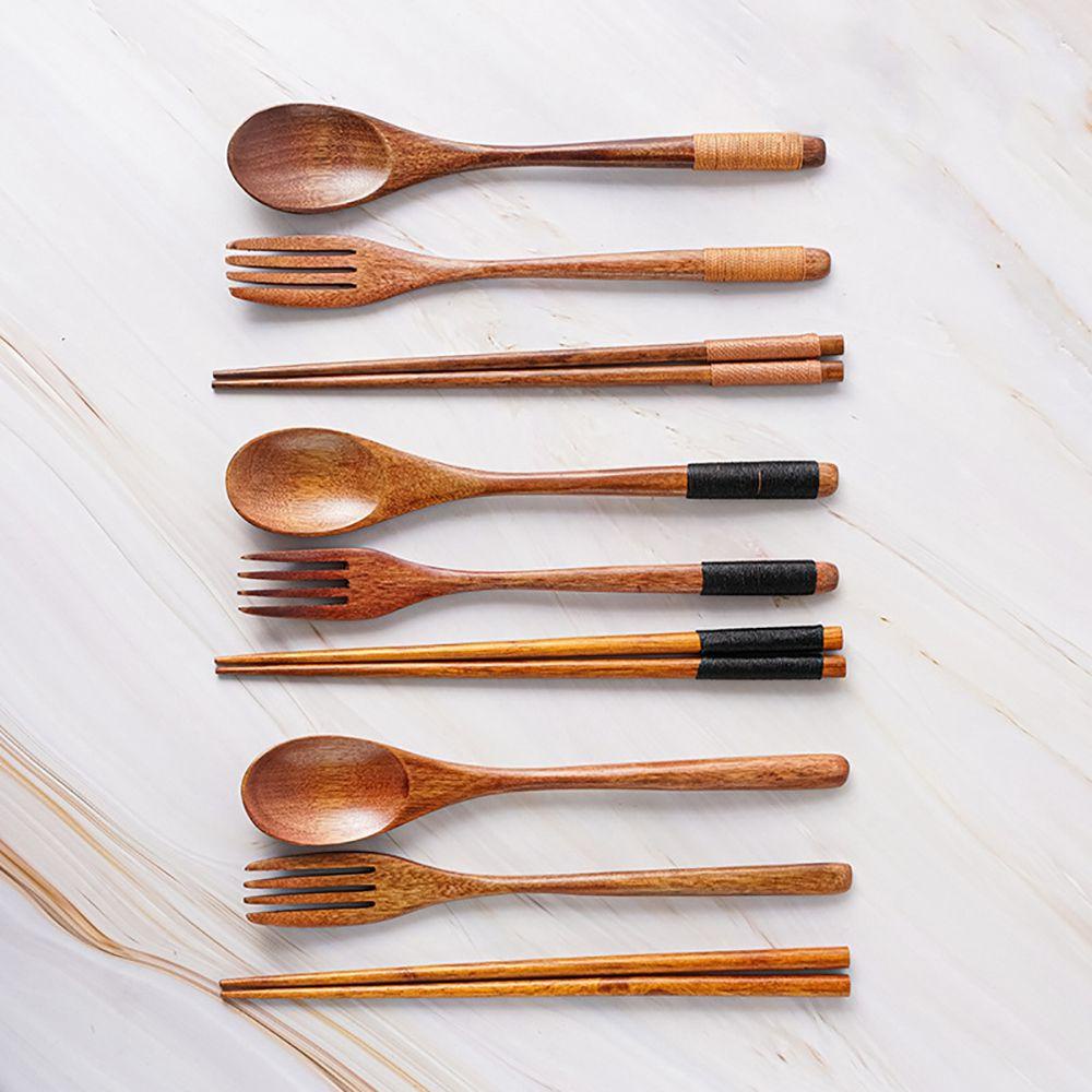 AUGUSTINA Bộ Dụng Cụ Bàn Ăn Cán Dài Handmade