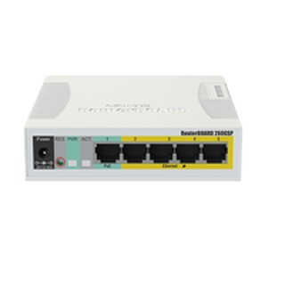 Thiết Bị Router Mikrotik RB260GSP - Thiết bị Switch SOHO bao gồm 5 cổng Gigabit Ethernet - Nhập khẩu & Bảo hành chính hã
