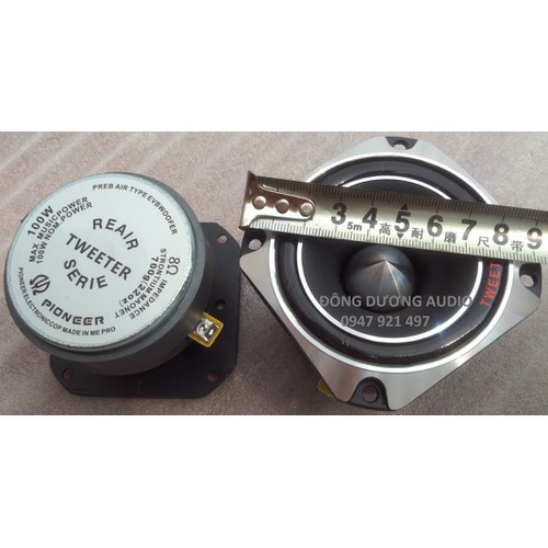 LOA TREBLE PIONEER TITAN VUÔNG + 2 TỤ 2.2MF 250V - GIÁ MỘT LOA