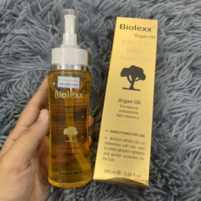 Tinh dầu dưỡng tóc cao cấp Biolexx Argan Oil Ý 100ml