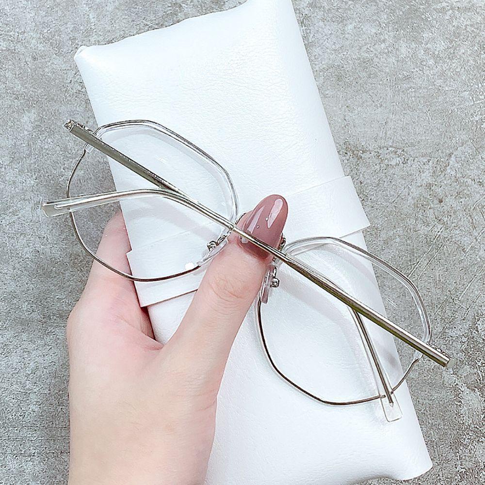 JARRED Mắt Kính Gọng Lớn Trong Suốt Phong Cách Retro Cho Nam Nữ