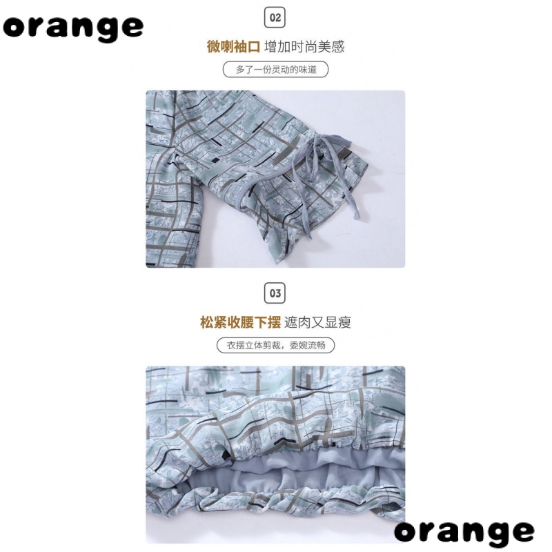 Áo Sơ Mi Chiffon Tay Ngắn Dáng Rộng Phong Cách Hàn Quốc Thời Trang Mùa Hè 2022 Cho Nữ Trung Niên