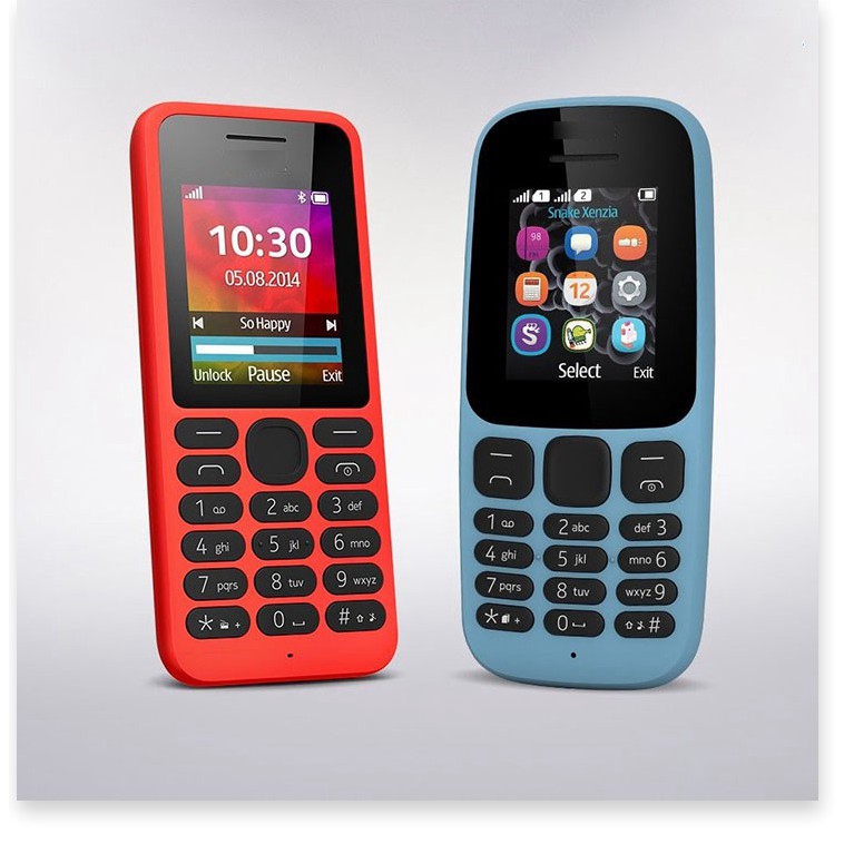 Điện thoại 🦋FreeShip🦋 Nokia 130 1 sim pin trâu bắt sóng tốt lo toa rõ - ADK