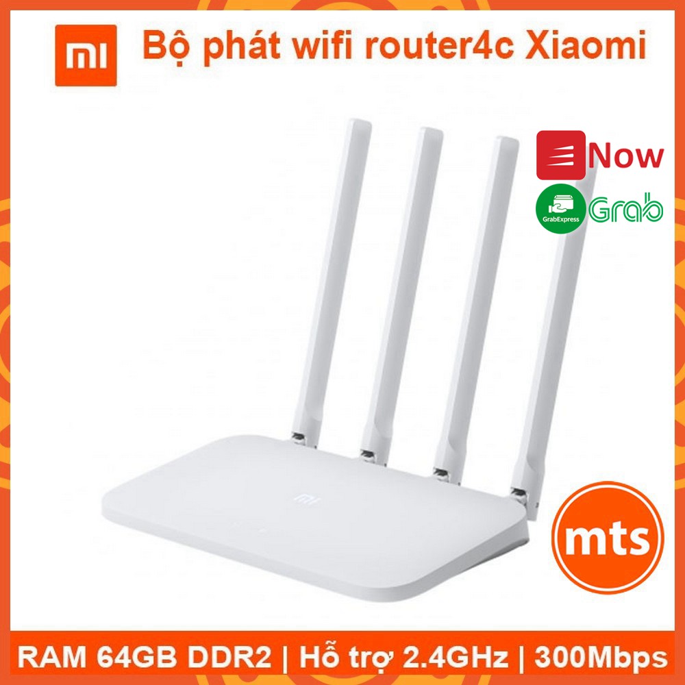 Bộ phát wifi Xiaomi 4C Router có Repeater kích sóng Wifi tiện lợi chính hãng - Minh Tín Shop