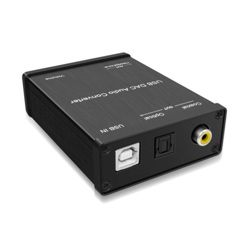 Bộ Chuyển Đổi Âm Thanh USB DAC Kèm Tai Nghe Khuếch Đại Âm Thanh Đồng Trục S / PDIF Kỹ Thuật Số Sang Analog 6.35mm Thẻ