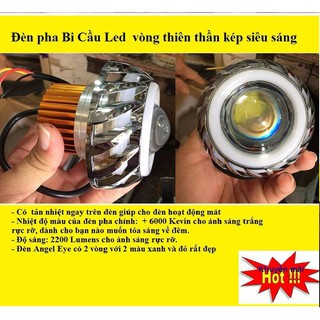 ĐÈN PHA LED BI CẦU CÓ VÒNG THIÊN THẦN