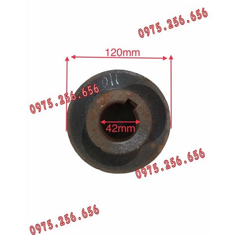 Puly 42*120mm 2 rãnh B