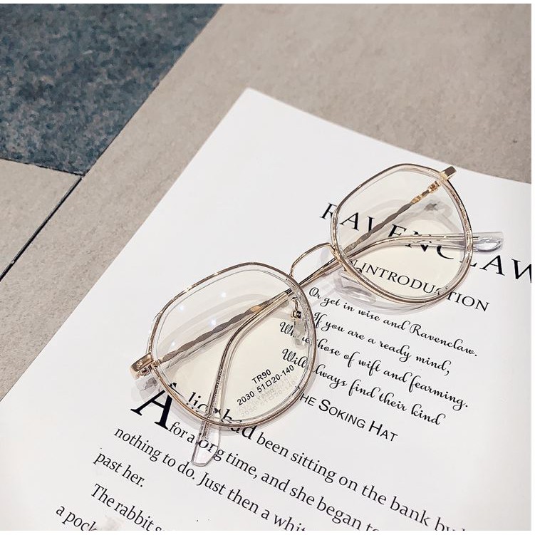 Kính Thời Trang Nam Nữ Chụp Ảnh Nhã Nhặn Lịch Sự Gọng Kim Loại Chắc Chắn (4.5) | BigBuy360 - bigbuy360.vn