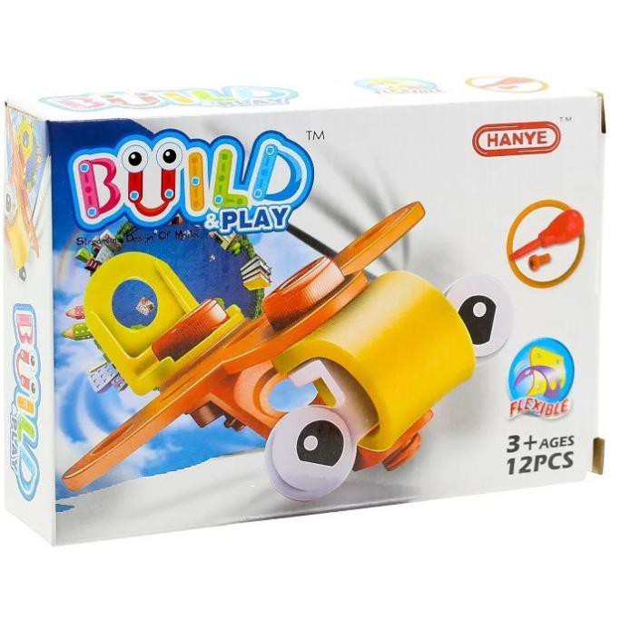 Đồ chơi Diy Models - Bộ đồ chơi lắp ghép Build&Play nhựa mềm mô hình Toyhouse 403