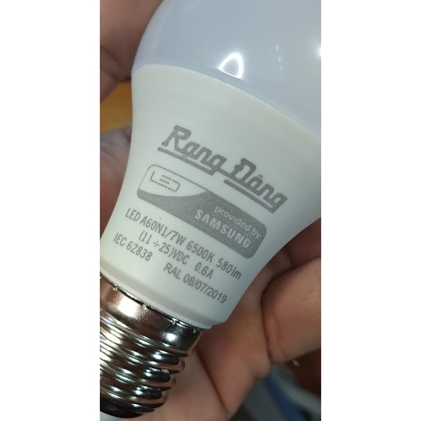 Đèn led DC Rạng Đông xài pin hoặc bình ắc quy E27