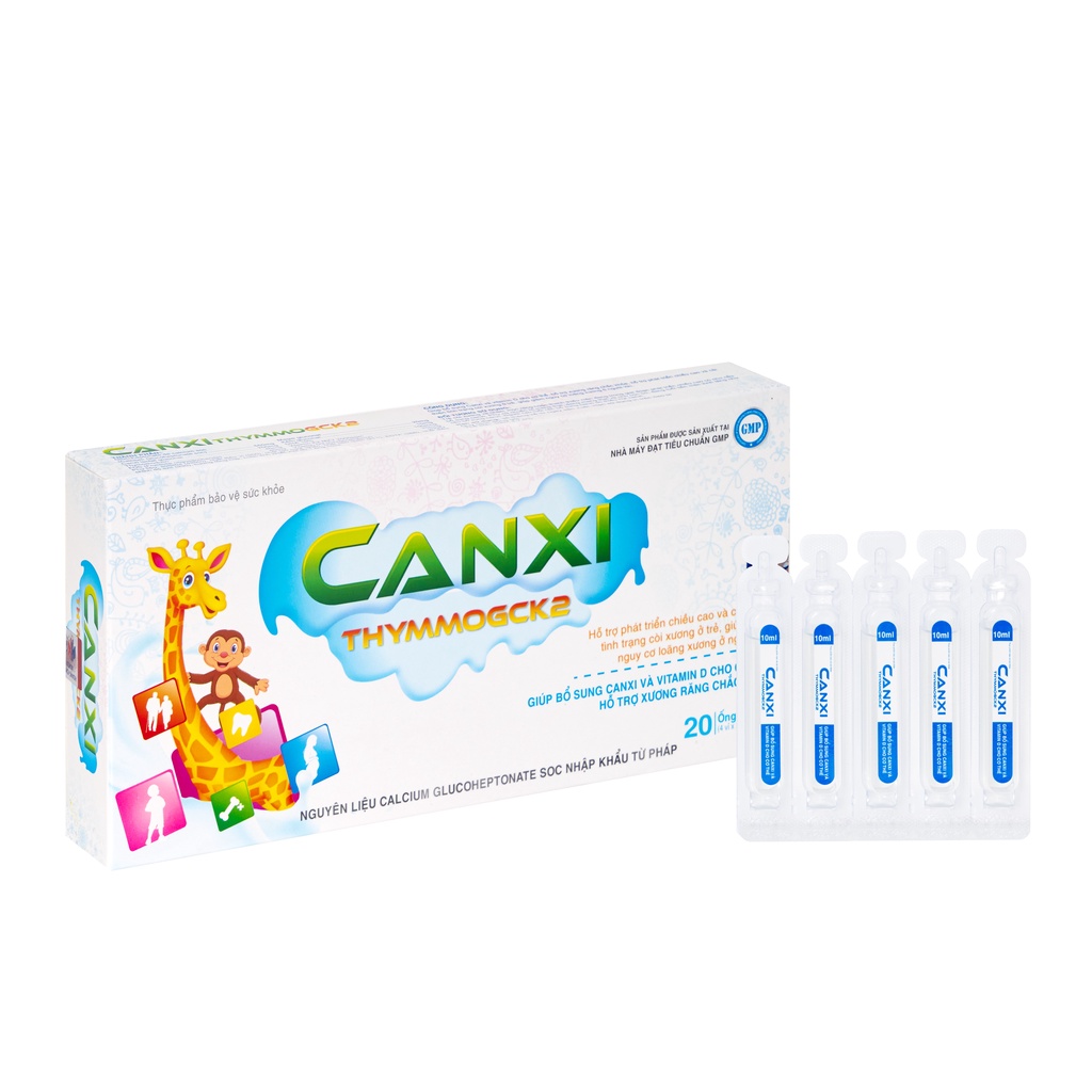 - COMBO 2 HỘP ỐNG CANXI-THYMMOGCK2 - HỘP 20 ỐNG