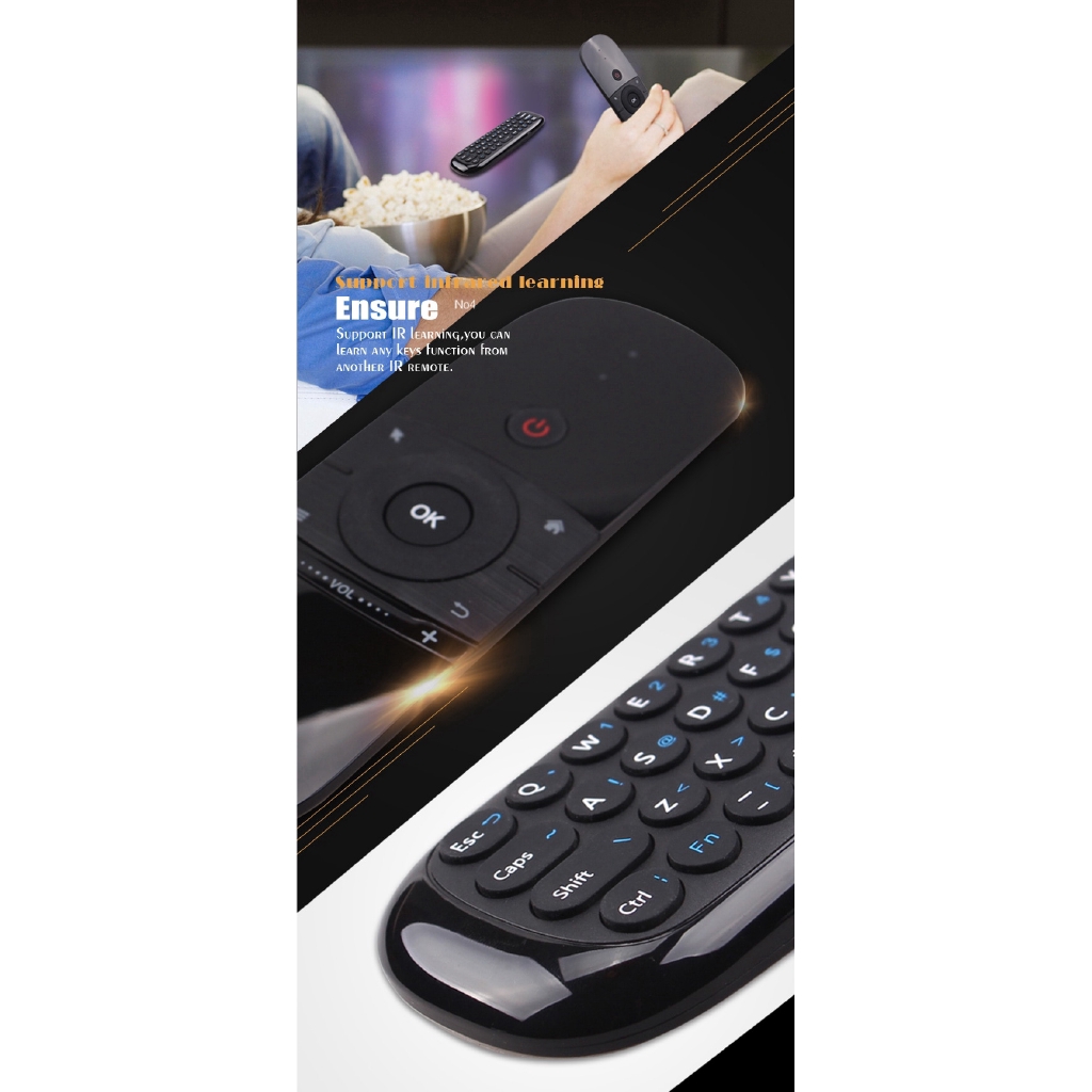 Mini Wireless Keyboard And Mouse W1 2.4g For Tv Box 9.0 8.1 Android Tv Box / Pc / Tv