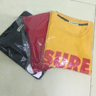 Áo đôi from rộng cao cấp 3 màu chữ sure