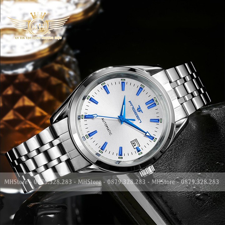 Đồng hồ cơ nam Fngeen 6612 automatic, cơ tự động dây thép không gỉ, đẹp chính hãng [Tặng tháo dây] | BigBuy360 - bigbuy360.vn