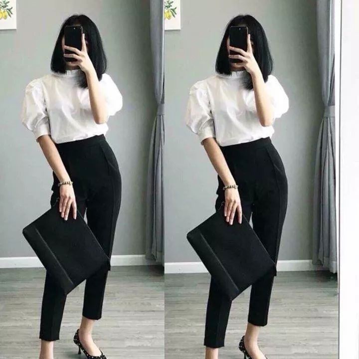 QUẦN BAGGY CẠP CHUN SAU LƯNG CHE BỤNG SIÊU TÔN DÁNG CHẤT VẢI TUYẾT MƯA