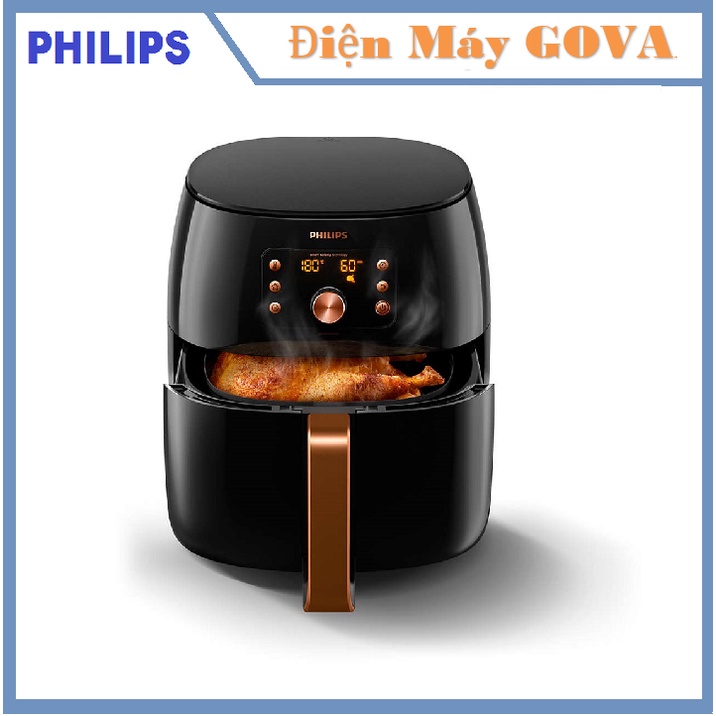 Nồi chiên không dầu Philips HD9860 - công suất 2200W - size XXL 7,2lit