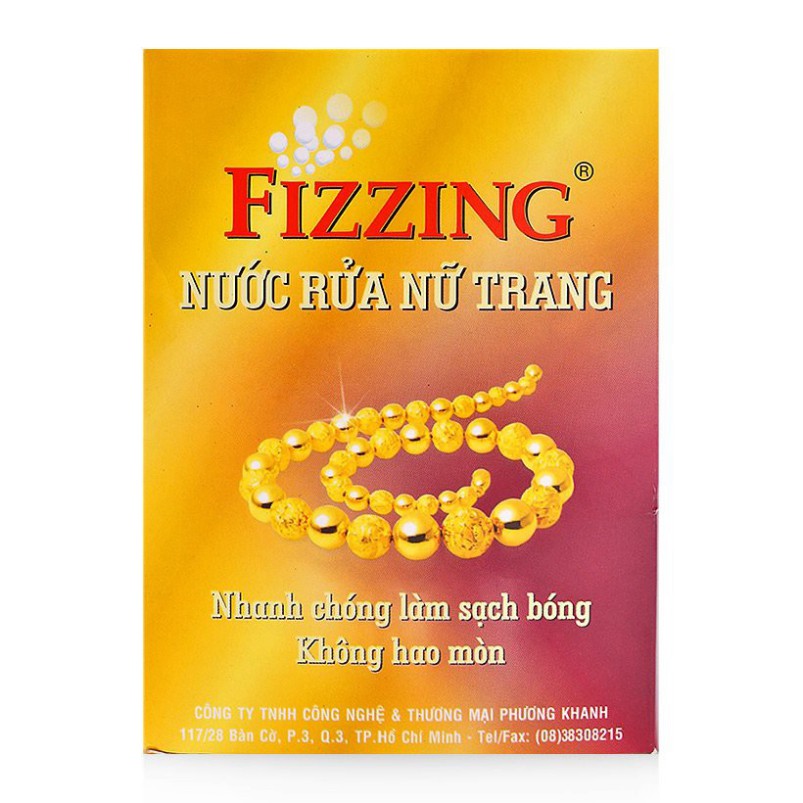 [Hoangminh]  Nước rửa vàng bạc nữ trang fizzing chai 35ml