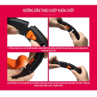 Lắc Eo Massage Hỗ Trợ Giảm Mỡ Bụng