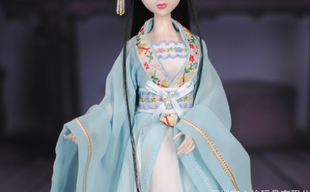 Q1- Quần áo cổ trang cho búp bê xinyi 1:6 barbie